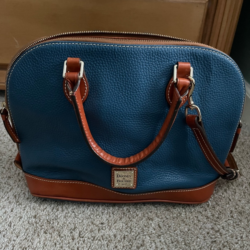Dooney and Bourke Pebble Grain Zip Satchel